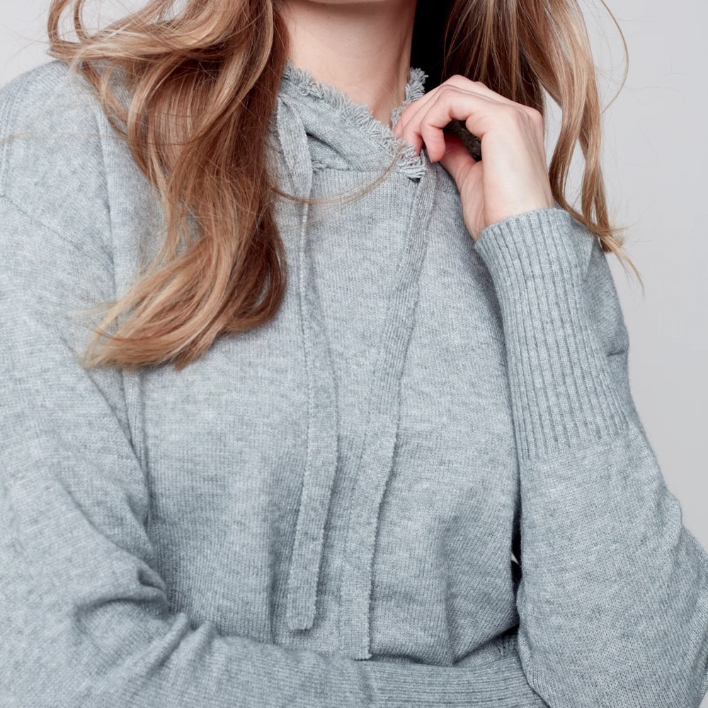 Charlie B hooded sweater szL like new